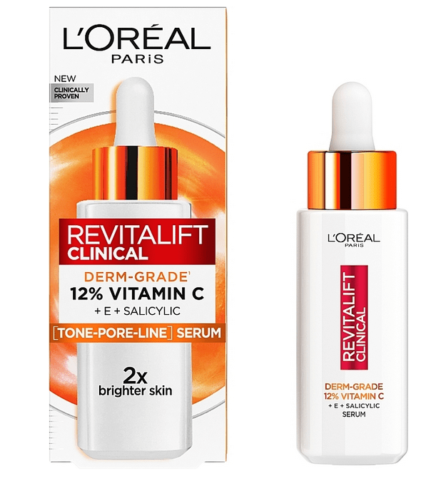 Сыворотка для лица для сияния кожи L'Oreal Paris с Витамином C Revitalift Clinical, 1 мл