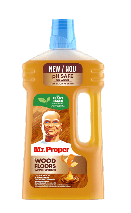 Универсальное средство для мытья полов и стен MR PROPER Wood Floor с маслом апельсиновой цедры 1 л