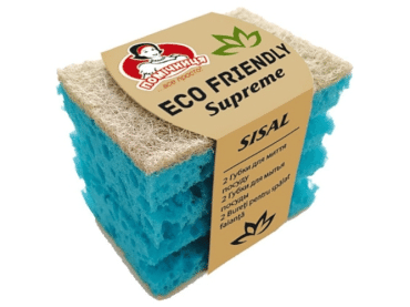 Губки кухонные Помічниця ECO FRIENDLY Supreme, 2 шт