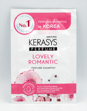 Шампунь для волос KeraSys Lovely & Romantic Perfumed парфюмированный для поврежденных, 8 мл