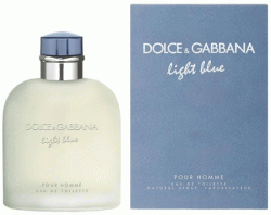 Чоловіча парфумерія DOLCE&GABBANA LIGHT BLUE POUR HOMME EDT SPRAY 125ML