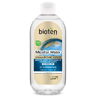 Міцелярна вода для обличчя Bioten Hyaluronic Gold, 400 мл