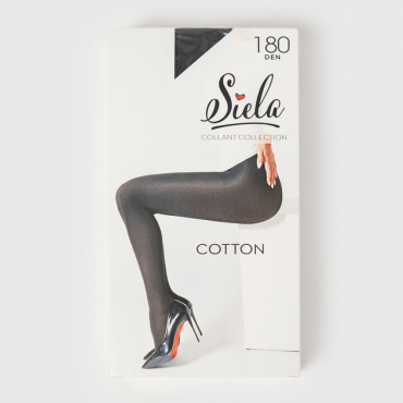 206336 SIELA Колготи жіночі  COTTON 180 nero-2