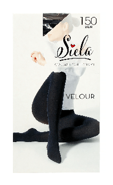 SIELA Колготы женские VELOUR 150-nero-2
