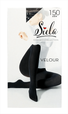 SIELA Колготы женские VELOUR 150-nero-3
