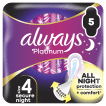 Гигиенические прокладки Always Platinum Secure Night Размер 4 5 шт