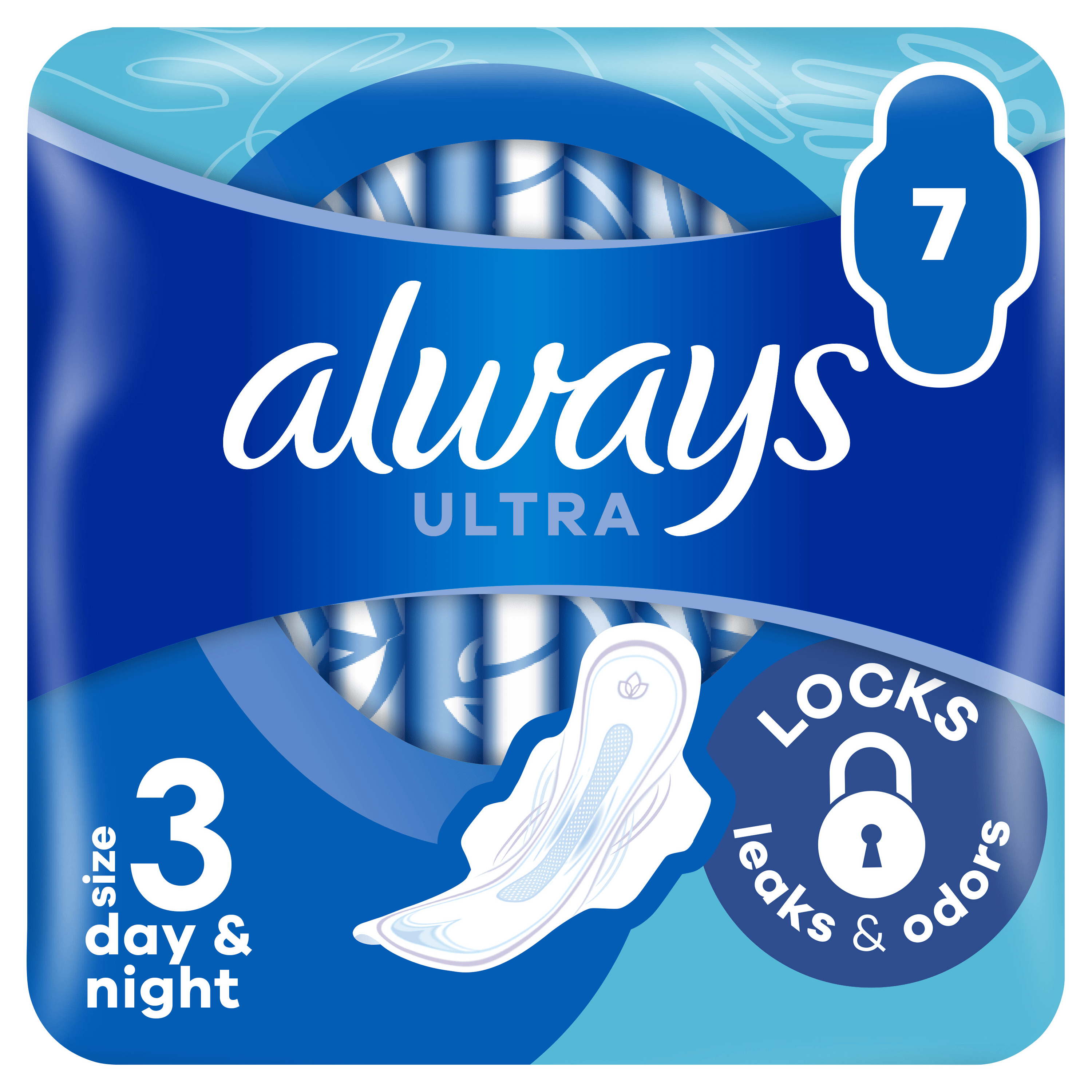 Гігієнічні прокладки Always Ultra Day&Night Розмір 3 7 шт