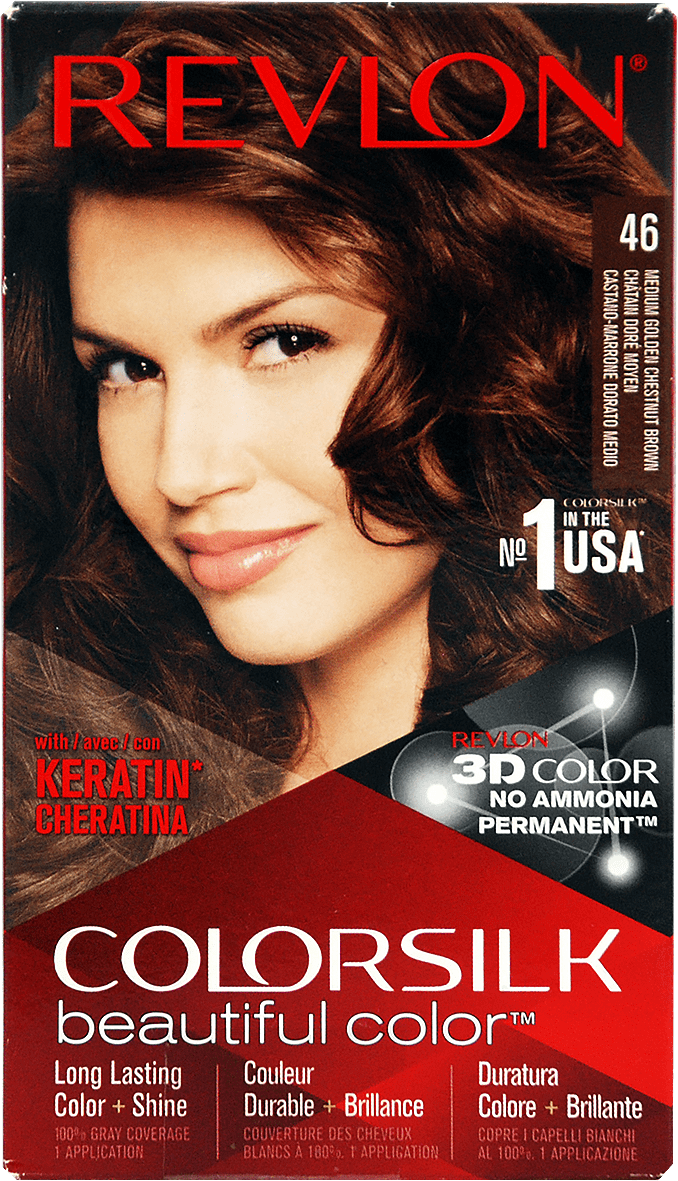 Краска для волос REVLON Colorsilk № 046 Medium Golden Chestnut Brown