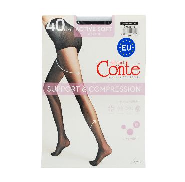 Conte колготи ACTIVE SOFT 40 (EU), р.2, Nero