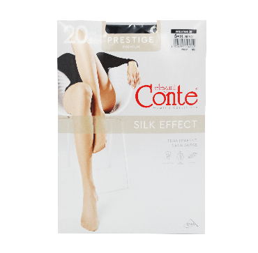 Conte колготи PRESTIGE 20 (EU), р.5, Nero фото 1