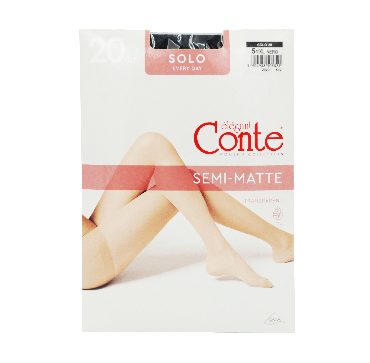 Conte колготки SOLO 20 (EU), р.5, Nero