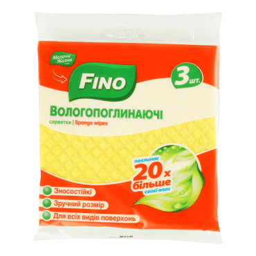 Fino салфетки Влагопоглощающие, 3шт