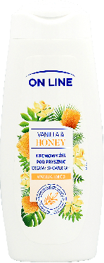 ON LINE гель для душа Ваниль и мед, 400мл фото 1