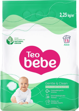 TEO ВЕВЕ стиральный порошок Sensitive Green, 2,25 кг