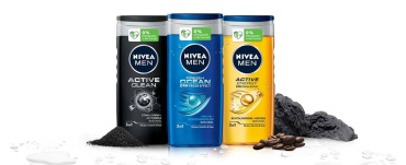 Nivea гель для душа мужской 3в1 Активная Очистка, 250 мл фото 1