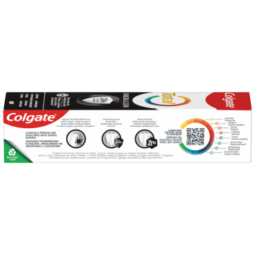 Colgate зубная паста Total 12 Charcoal, 75 мл фото 3