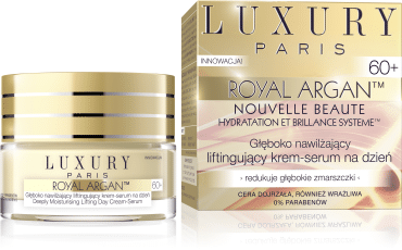 Luxury Paris крем-сироватка для обличчя ліфтинг нічний 60+ Royal Argan, 50 мл