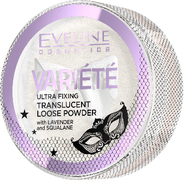 Eveline пудра рассыпчатая VARIETE ультрафиксирующая с лавандой и скваланом, 5 г фото 2