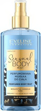 Eveline Sensual Body Mist BLUE ROMANCE спрей жіноча парфумований, 150мл