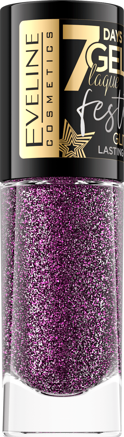 Eveline лак для нігтів GEL LAQUE FESTIVE GLITTERS № 03, 8 мл
