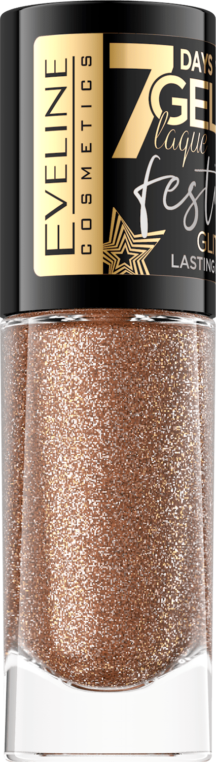 Eveline лак для нігтів GEL LAQUE FESTIVE GLITTERS № 06, 8 мл