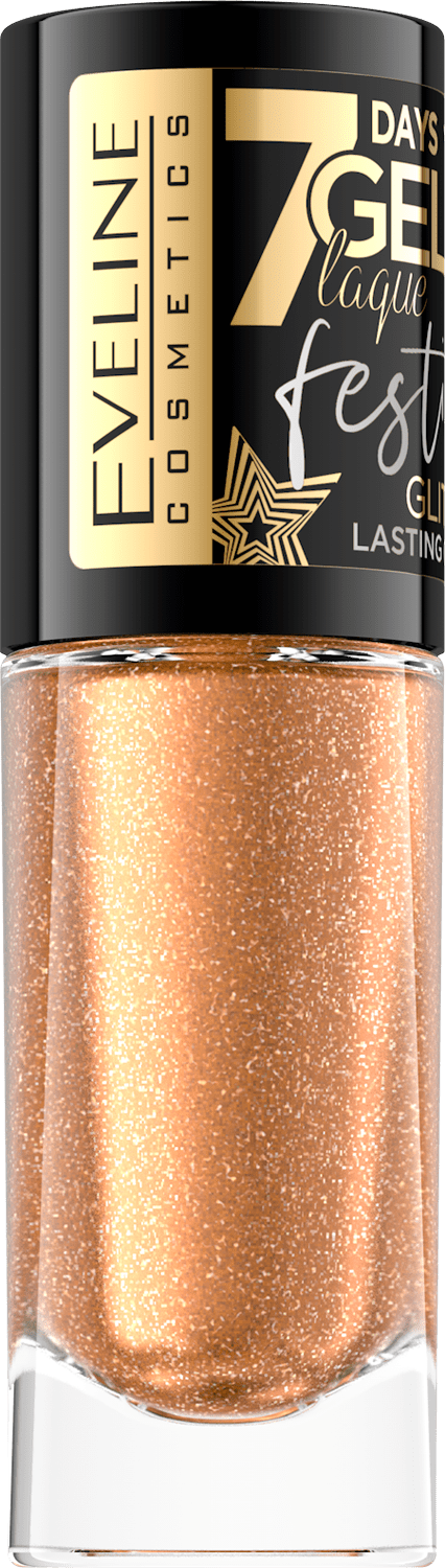 Eveline лак для нігтів GEL LAQUE FESTIVE GLITTERS № 05, 8 мл