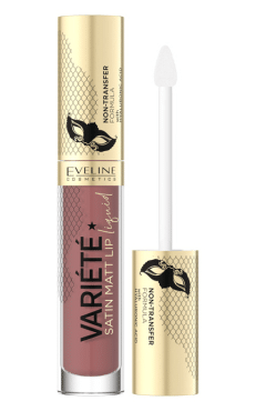 Eveline помада для губ рідка матова VARIETE PERFECT MATTE LIP INK з гіалуроновою кислотою 04, 4.5 мл