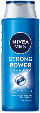 Nivea шампунь для мужчин Strong power, 400 мл