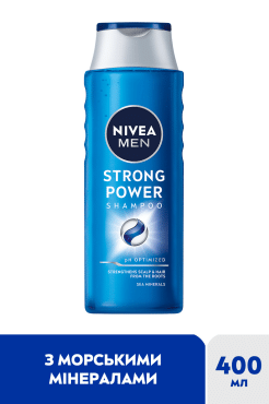 Nivea шампунь для мужчин Strong power, 400 мл фото 2