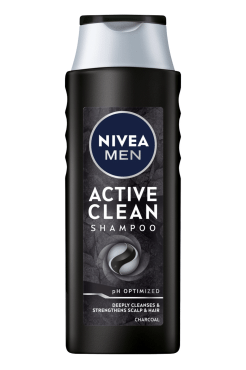 Nivea шампунь для чоловіків Активне очищення, 400 мл фото 1