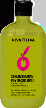 VIVA OLIVA Фито-шампунь укрепляющий с оливковым и репейным маслом, 400мл