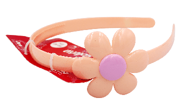 Ніжний дитячий обідок Violetta для волосся з квіточкою  1шт. фото 1