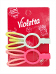 Violetta Яркие детские зажимы для волос в форме ушек, 2шт фото 1
