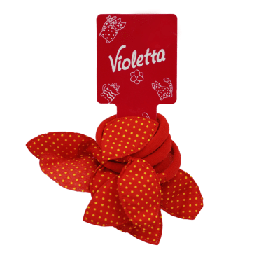 Набор резинок для волос с пышными бантиками Violetta, 4шт