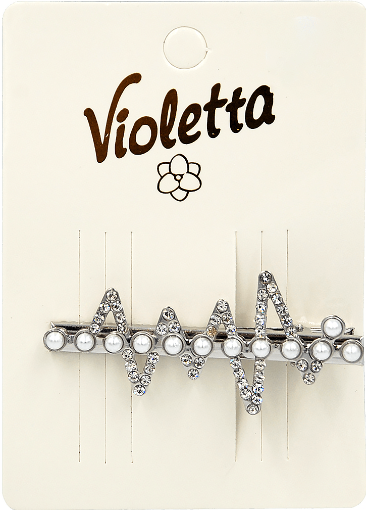 Затиск для волосся Violetta col. (CH-WNT-24-26) 1 шт