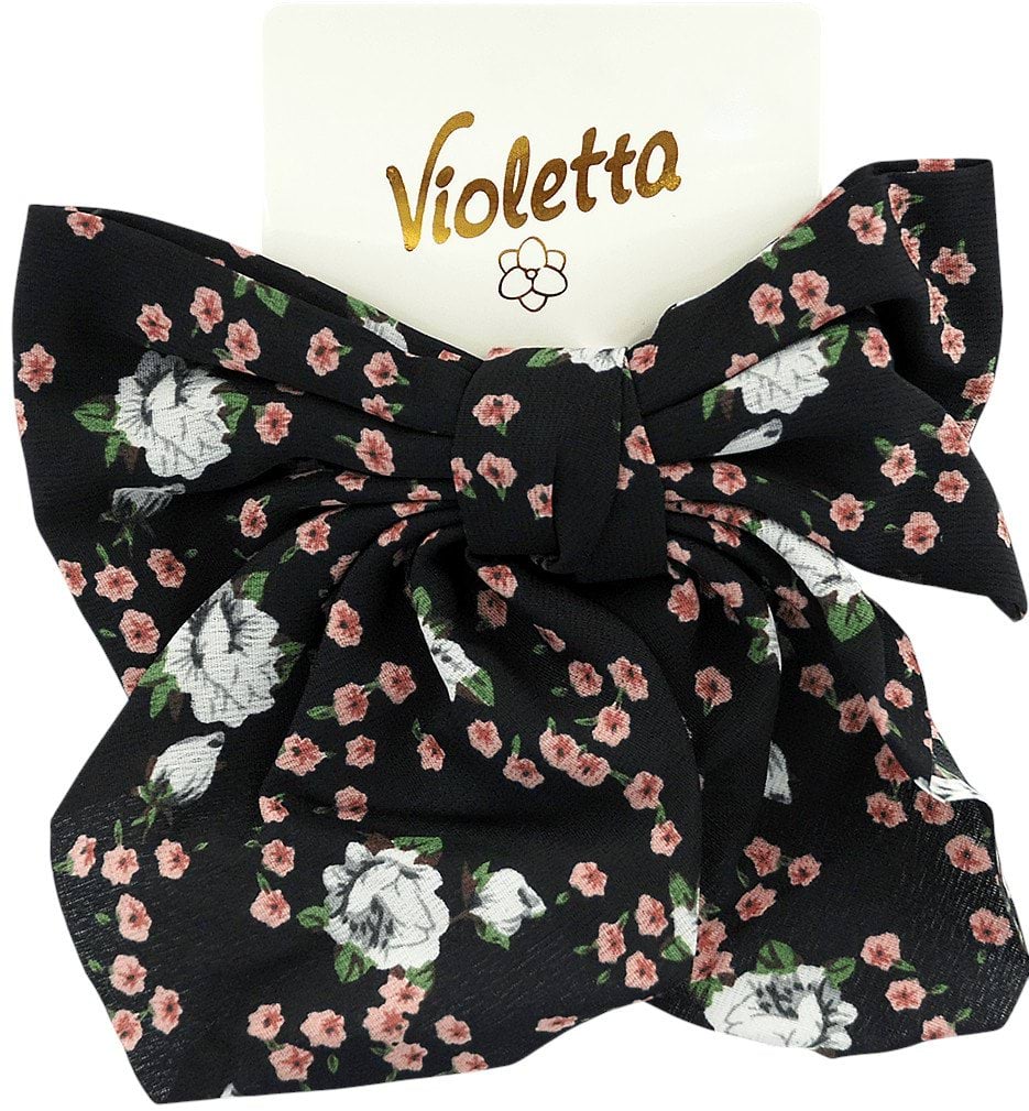 Затиск для волосся Violetta ніжні квіти (CH-WNT-24-28) 1 шт.