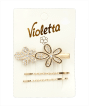 Violetta col. заколки для волосся (затиск+невидимки) артикул  CH-WNT-24-33, 3 штуки