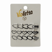 Violetta col. невидимки для волос артикул CH-WNT-24-52, 3 штуки