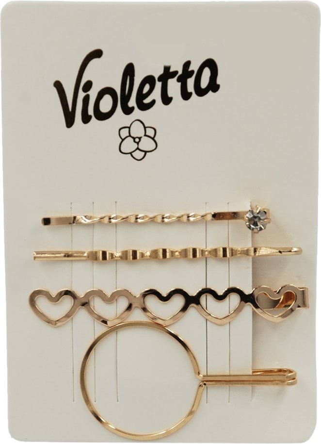 Невидимки для волосся Violetta (CH-WNT-24-53) 4 шт