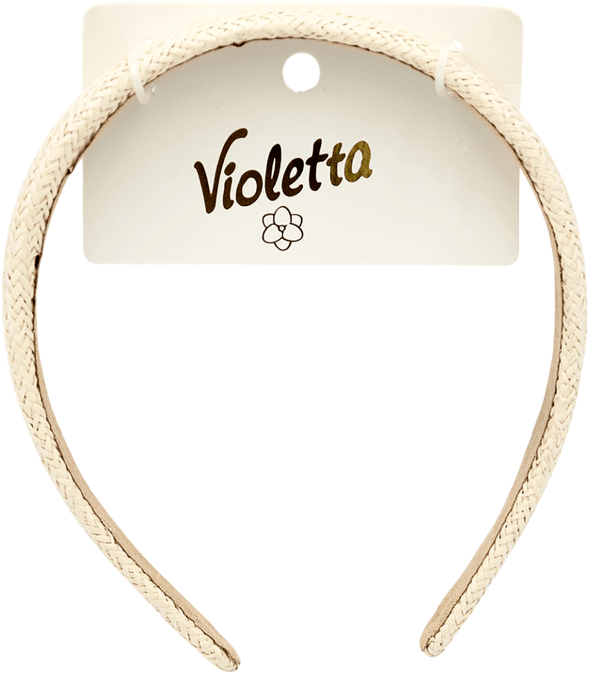 Обідок для волосся Violetta зі плетінням 1 шт