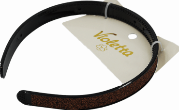 Обідок для волосся Violetta блискучий (CH-WNT-24-58) 1 шт фото 1