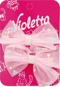 Затиски-бантики для волосся Violetta дитячі 2 шт.