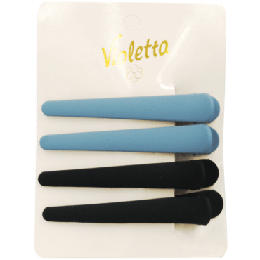 Violetta col. затиски для волосся колір в асортименті  артикул  CH-WNT-24-77, 4 штуки