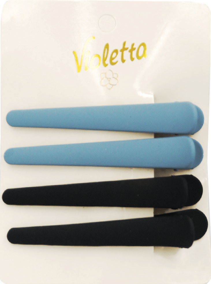 Затиски для волосся Violetta col. артикул (CH-WNT-24-77) колір в асортименті 4 шт.