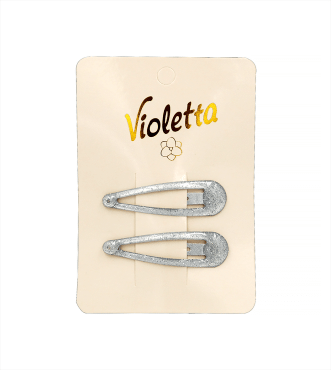 Violetta col. заколки-хлопушки для волос артикул CH-WNT-24-80, 2 штуки