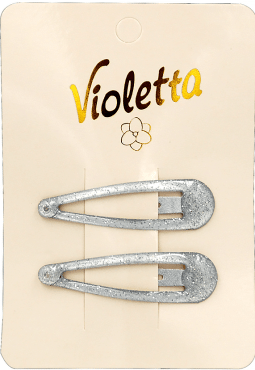 Заколки-хлопавки для волосся Violetta col. (CH-WNT-24-80) 2 шт 