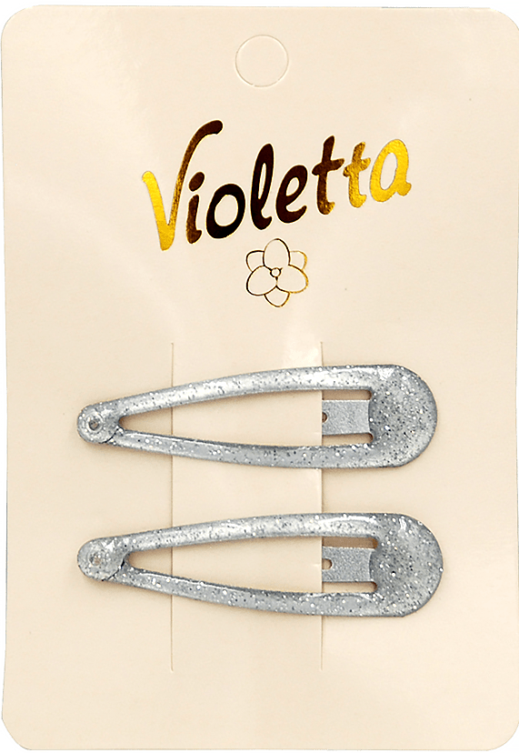 Заколки-хлопавки для волосся Violetta col. (CH-WNT-24-80) 2 шт