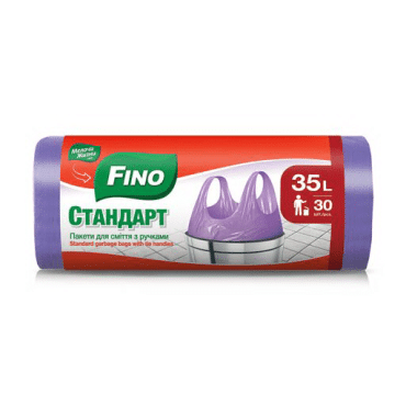 Fino Пакети для сміття з ручками-зав'язками, 35л 30шт