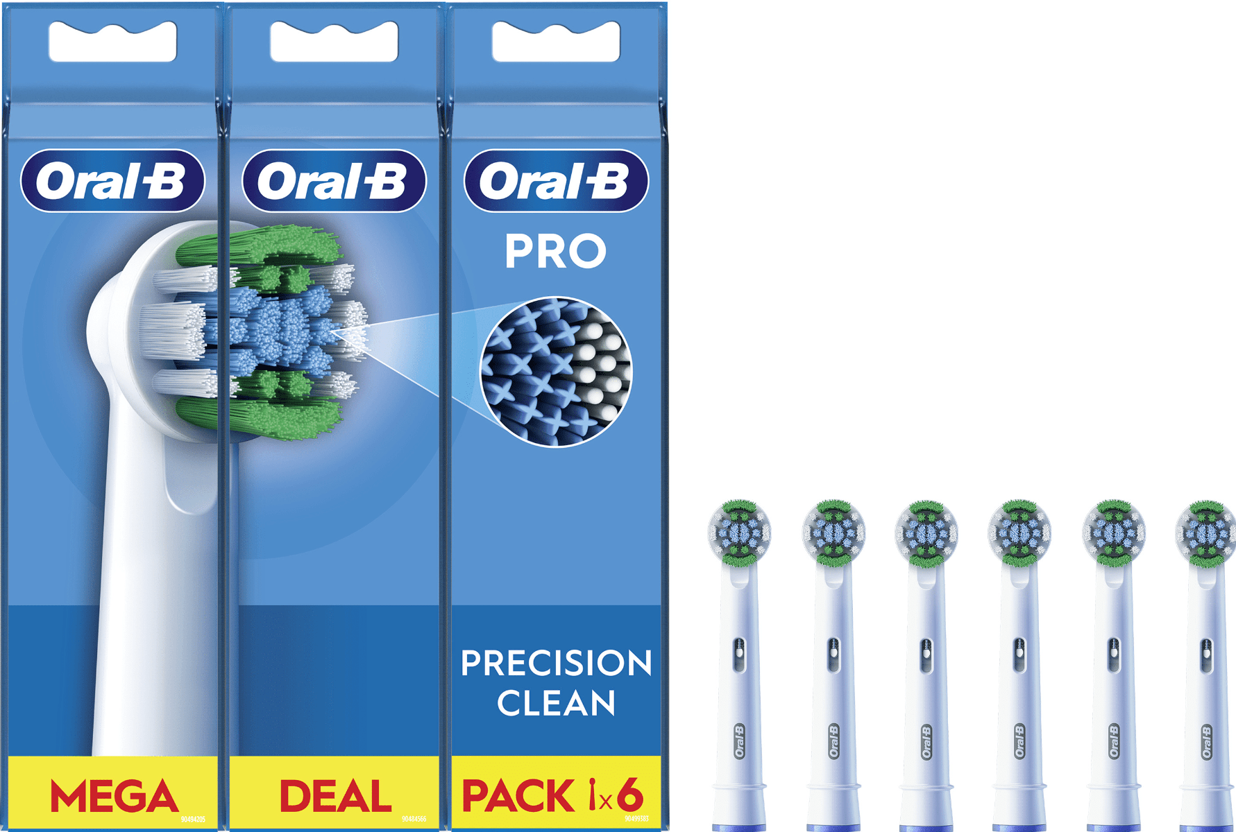 Насадки для электрической зубной щетки Oral-B Pro Precision Clean 6 шт.