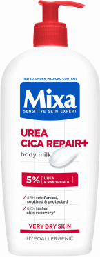 Mixa молочко для тела с урией для сухой кожи Urea Cica Repair, 400мл